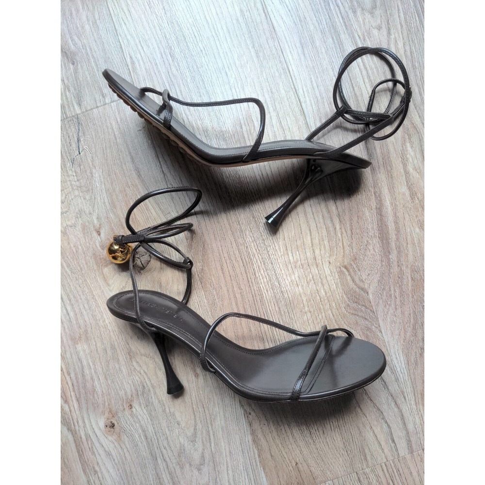 Bottega Veneta Stretch Barely There Sandal Strappy Heels Womens EU 39 - Picture 7 of 14